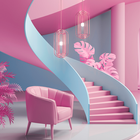 Pink Home : Interior Design icône