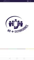 No mas extorsiones - No mas XT الملصق