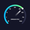 Internet speed test meter