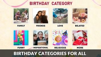 Birthday Cards & Messages Wish plakat