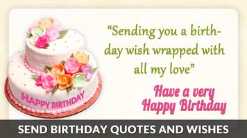 Birthday Cards & Messages Wish تصوير الشاشة 1