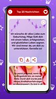 Geburtstagsnachrichten skarten Screenshot 1
