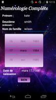 Numérologie complète horoscope Affiche