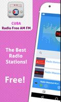 Poster Cuba Radios Free AM FM