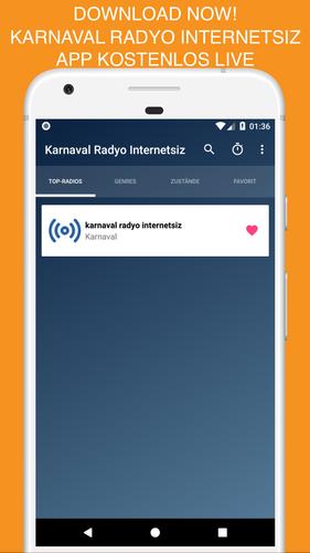 karnaval radyo internetsiz app