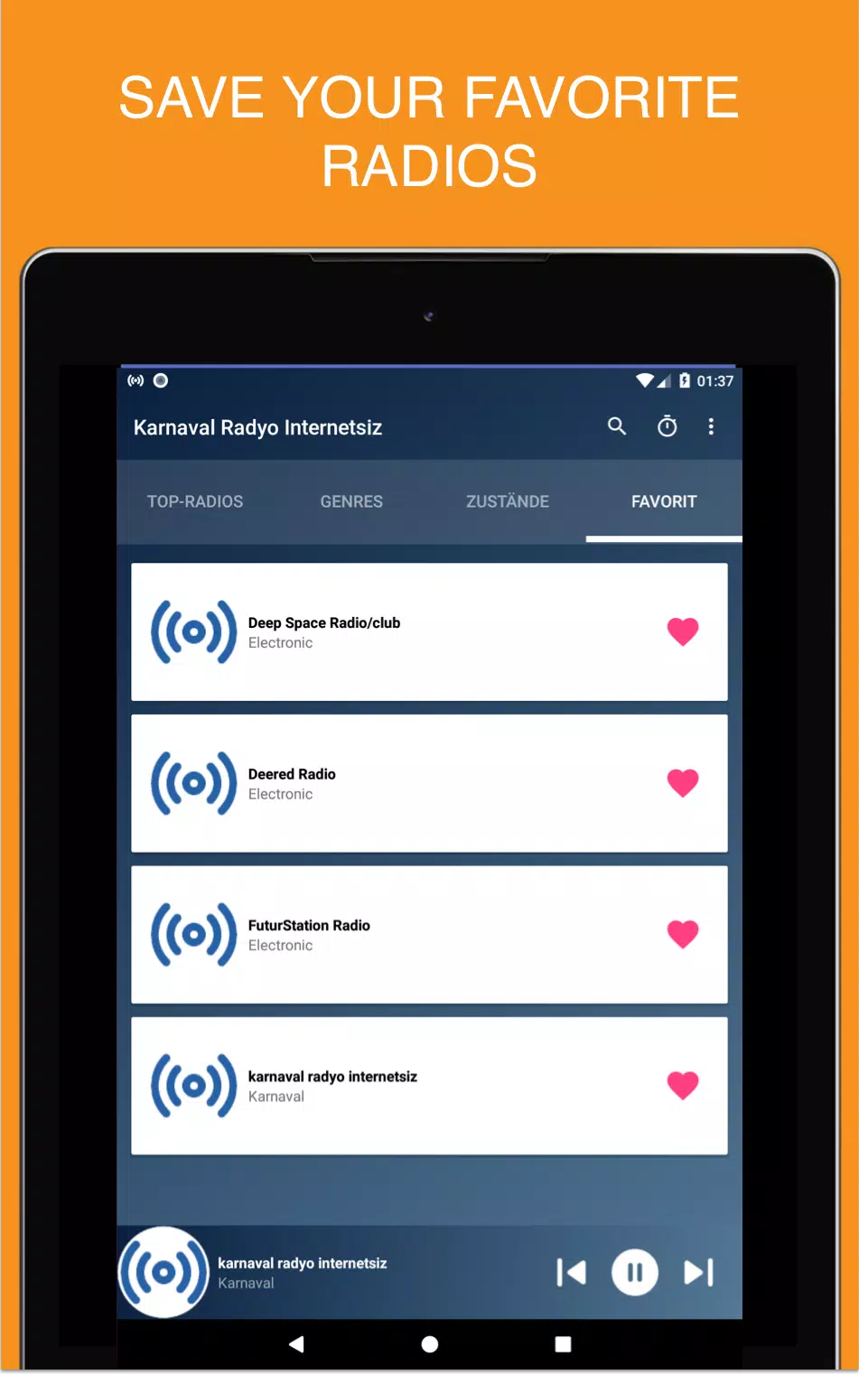 Karnaval Radyo Internetsiz App APK for Android Download