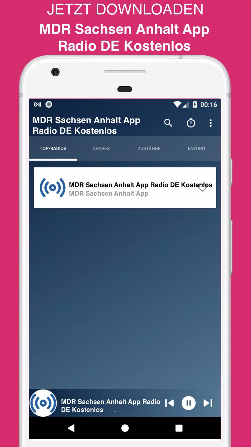 Descarga de APK de MDR Sachsen Anhalt App Radio DE Kostenlos para Android
