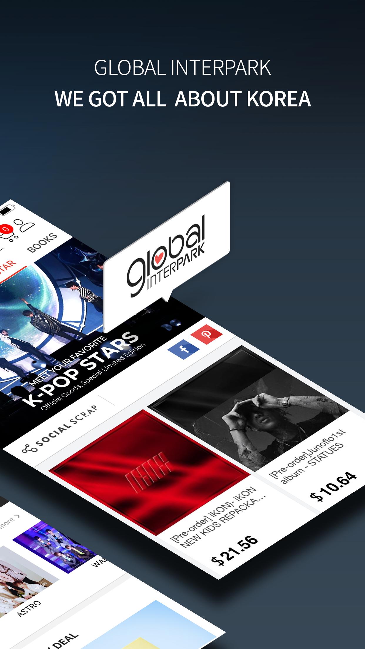 Global Interpark ticket.