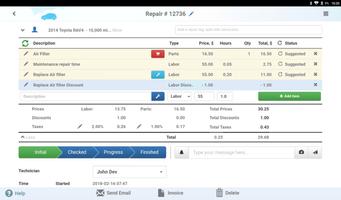 Auto Repair Shop - Tablet screenshot 3
