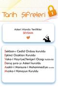 برنامه‌نما Tarih Şifreleri KPSS عکس از صفحه