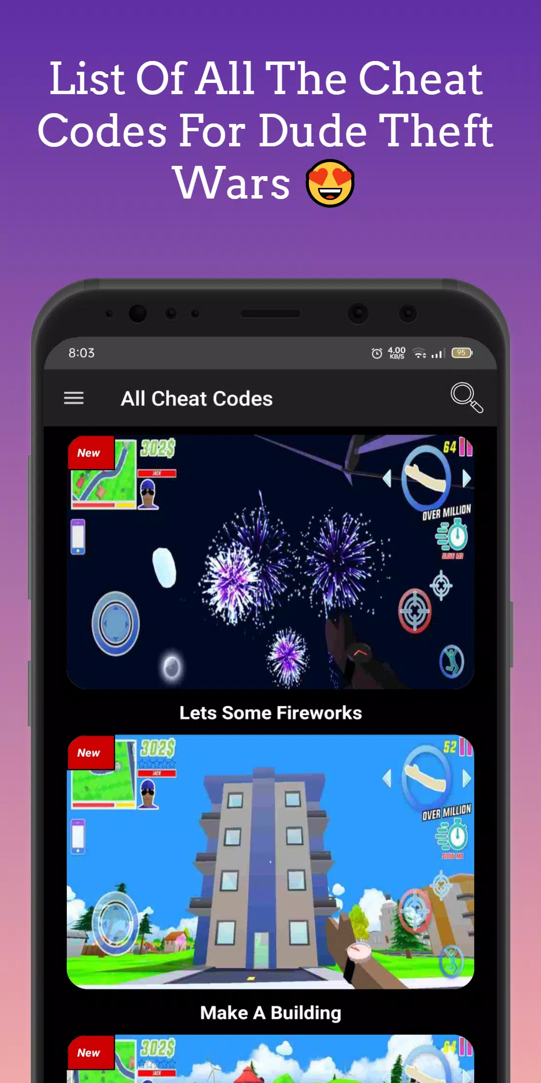 Cheat Codes for Games (Códigos – Apps no Google Play