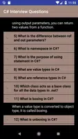 C# Interview Questions скриншот 2