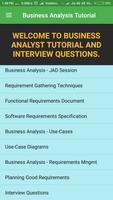 Business Analyst Tutorial & Interview Questions ảnh chụp màn hình 1