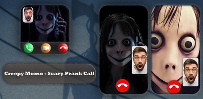 Creepy Momo- Scary Prank Call syot layar 1