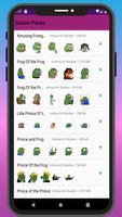 Best WAStickerApps The Frog Prince Sticker Pack Affiche
