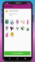 Best Adventure Time Stickers for WhatsApp Latest 截圖 1