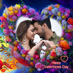 Valentine day photo frame