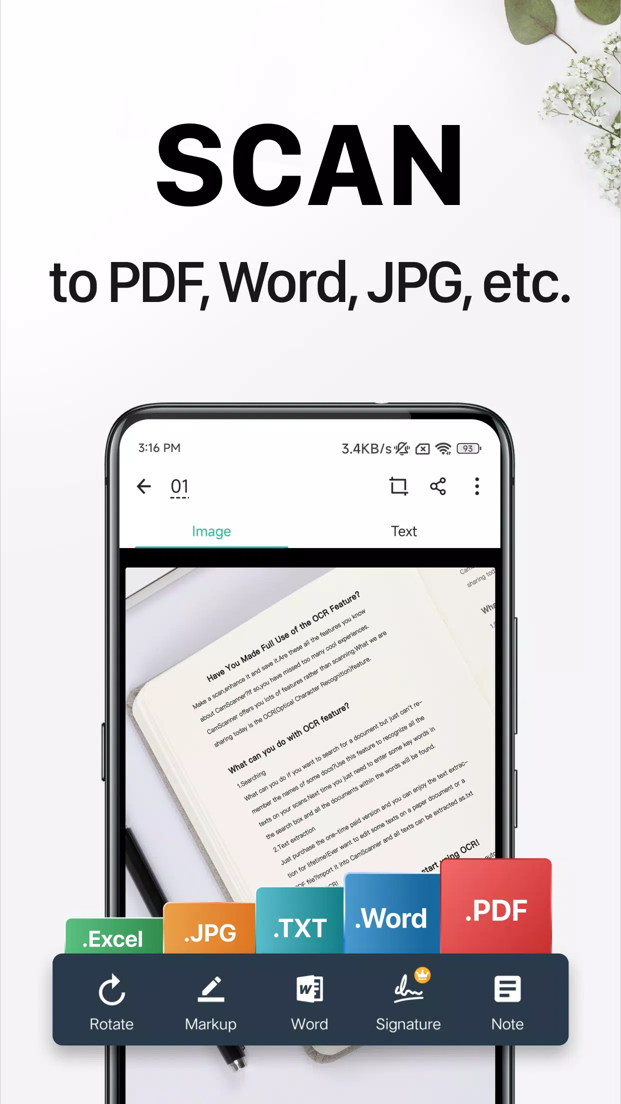 CamScanner scanner, PDF maker screenshot