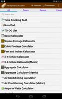 HANDYMAN CALCULATOR PRO (KEY) screenshot 2