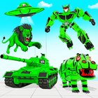 Hippo Robot Tank Robot Game Zeichen