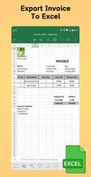 Invoice Maker: Excel & Pdf اسکرین شاٹ 2