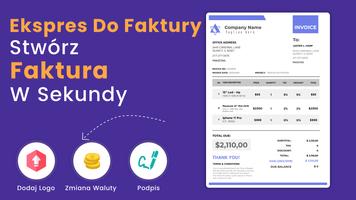 łatwa invoice app pdf rachunek plakat