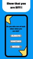 BFF test app - BFF games for girls and boys 😃 تصوير الشاشة 1