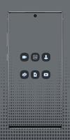 Charcoal Android 12 Icon pack captura de pantalla 1