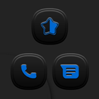 Duality Blue Icon Pack icono