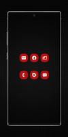 Material Red Flat Icon Pack captura de pantalla 3