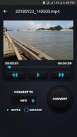 Video to MP3, M4A, AAC, OGG, WAV, FLAC Converter capture d'écran 3