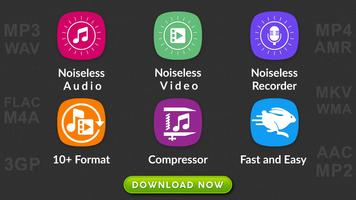 Video and Audio Noise Reducer, Recorder and Editor Affiche