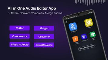 MP3 Cutter, Converter & Merger ポスター