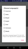 सभी भारतीय भाषा OCR  ~  छवि को टेक्स्ट कन्वर्टर imagem de tela 2