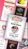 Invitation maker & Card Design الملصق