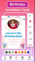 Invitation maker & Card Design syot layar 2