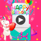 Birthday Video Invitation Make icon