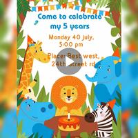 Birthday Video Invitation Make screenshot 2