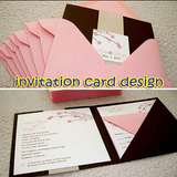 conception de carte d'invitation