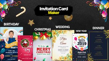 Invitation Card Maker & Design poster
