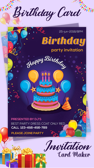 Invitation maker - Card Design screenshot 3