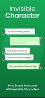 Invisible Character App poster