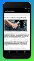 Poster Car Repair Guide