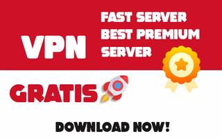 VPN Indonesia - Free VPN, Fast, Unlimited الملصق