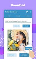 Twitter Video downloader - video download twitter poster