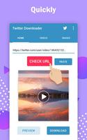 Twitter video downloader - download video twitter ภาพหน้าจอ 1