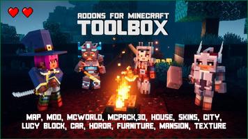 AddOns Auto Craft MCPE:Toolbox پوسٹر
