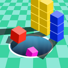 Hole Shape 3D - Color Hole : Falling Blocks 3D icône