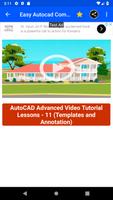 Easy AutoCAD Complete Tutorial تصوير الشاشة 3