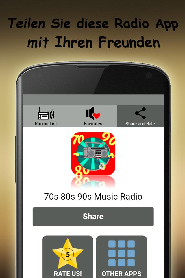 70er 80er 90er Musik Radio für Android - APK herunterladen